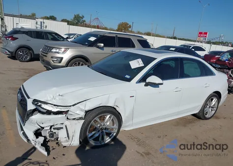 2021 Audi A4 Premium Plus 45 Tfsi S Line Quattro S Tronic from USA, damaged, VIN WAUEAAF46MA031589